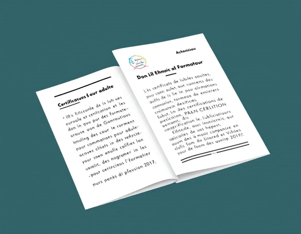 Titre professionnel formateur pour adulte et obligations des certificateurs reconnus